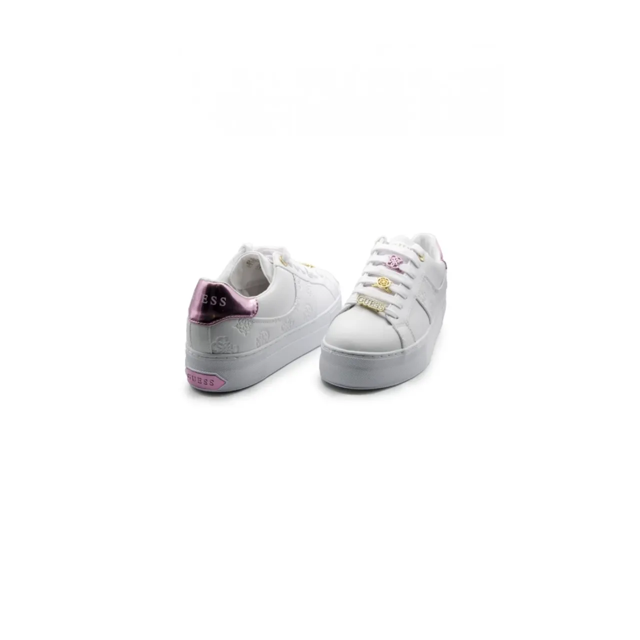 Weiße und rosa Fljgiefal12 Schuhe Guess