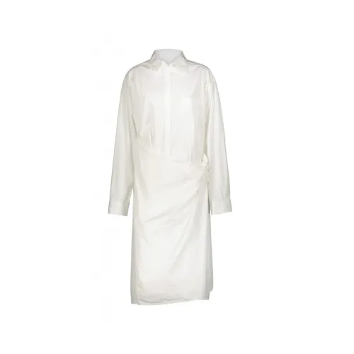 Weiße Wickel Kurzes Kleid Balenciaga