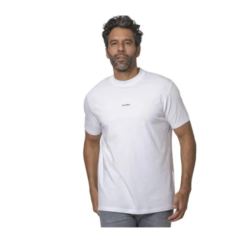 Weißes Logo T-Shirt Kurzarm Stretch Karl Lagerfeld