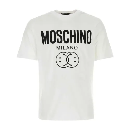 Weißes Smiley® T-Shirt Moschino