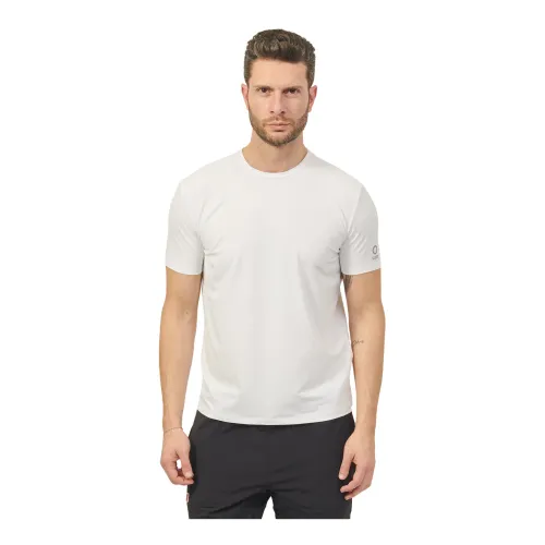 Weißes T-Shirt aus technischem Stoff Suns