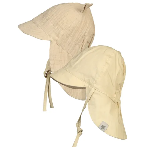 Wende-Schirmmütze SAFARI mit Nackenschutz in camel