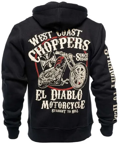 West Coast Choppers Hoodie WCC El Diablo Zip