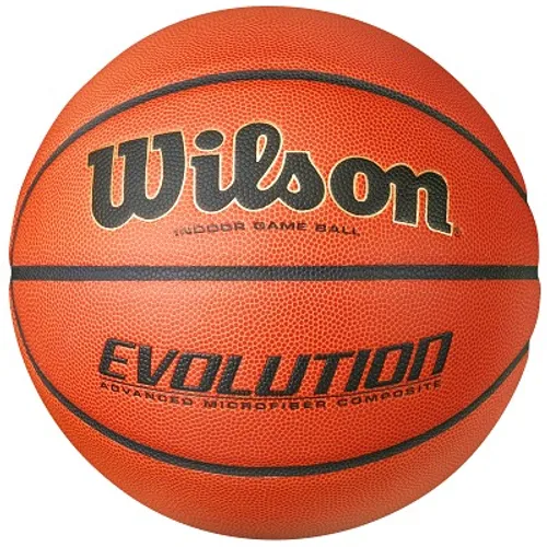 Wilson Basketball "Evolution", Größe 7, Orange-Schwarz