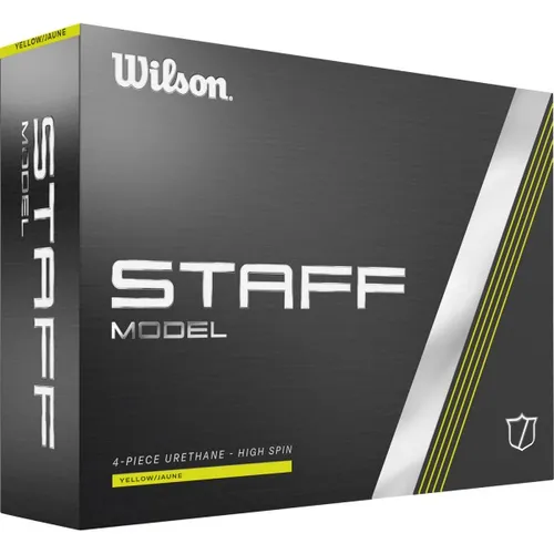 Wilson Staff Staff Model Golfbälle - 12er Pack gelb