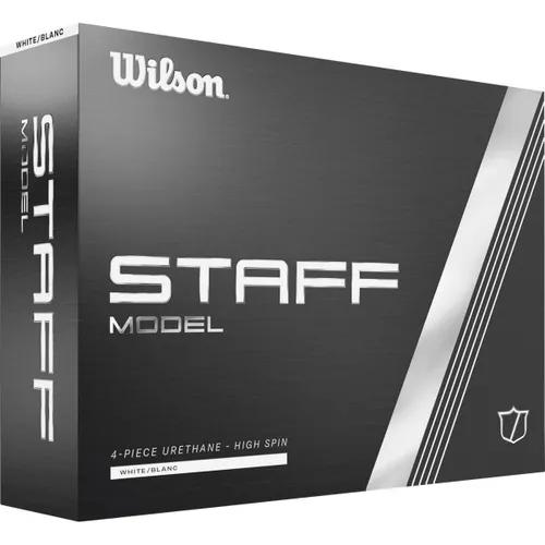Wilson Staff Staff Model Golfbälle - 12er Pack weiß