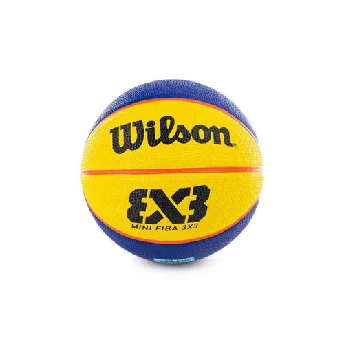 Wilson Unisex-Adult FIBA 3X3 MINI RUBBER BASKETBALL BROWN