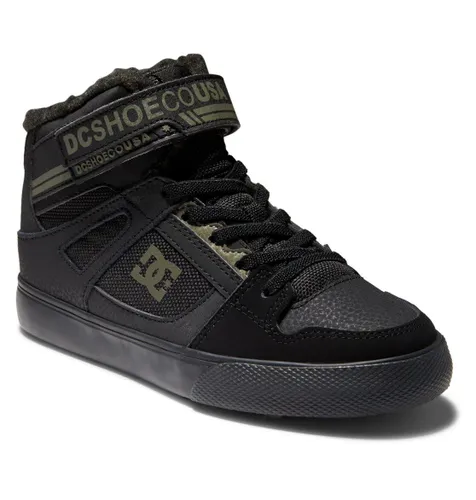 Winterboots DC SHOES "Pure High WNT" Gr. 11(28), schwarz (schwarz, schwarz) Schuhe Outdoorschuhe