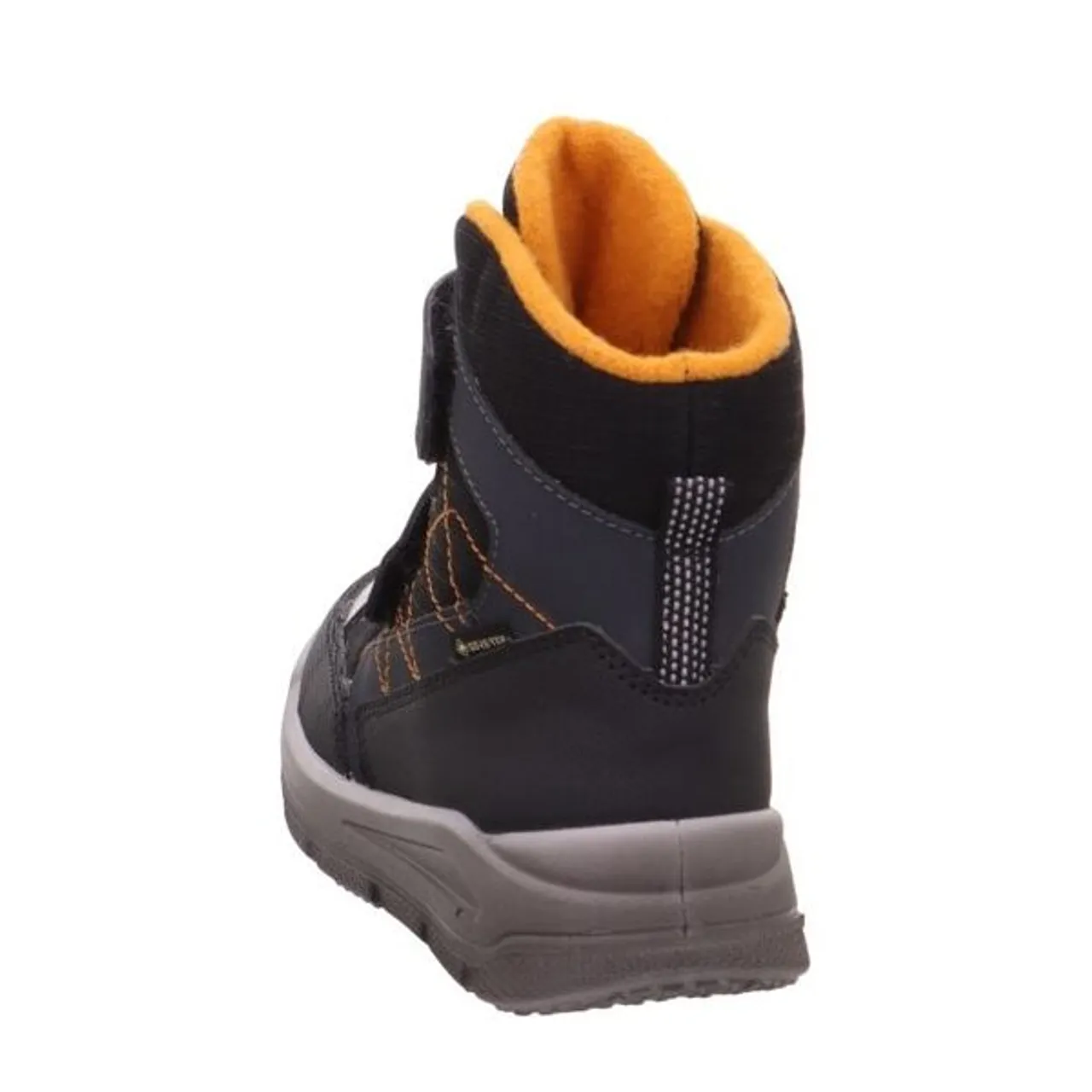 Winterboots SUPERFIT "MARS WMS: Mittel" Gr. 28, orange (schwarz, orange) Kinder Schuhe Stiefel Boots