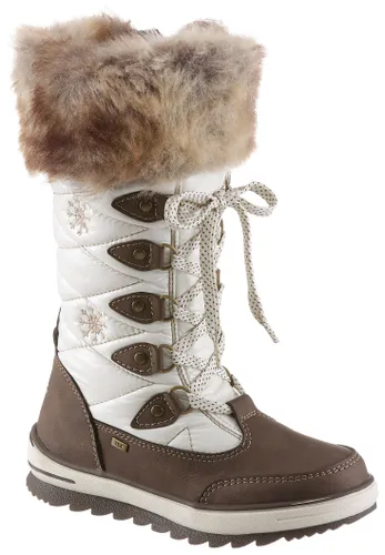 Winterstiefel TOM TAILOR Gr. 29, braun (braun, weiß) Kinder Schuhe Stiefel Boots