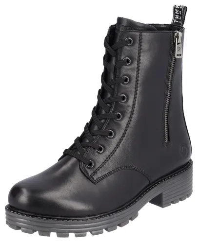 Winterstiefelette REMONTE Gr. 38, schwarz Damen Schuhe Reißverschlussstiefeletten mit herausnehmbarem Textilfußbett