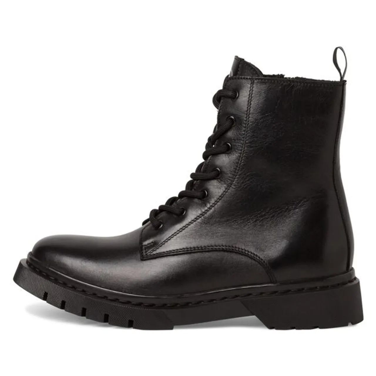 Winterstiefelette TAMARIS Gr. 41, schwarz Damen Schuhe Reißverschlussstiefeletten mit Reißverschluss für den bequemen Einstieg