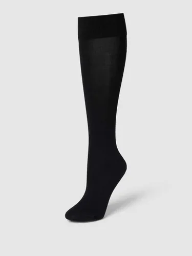 Wolford Socken mit Rippbündchen Modell 'Merino' in Black