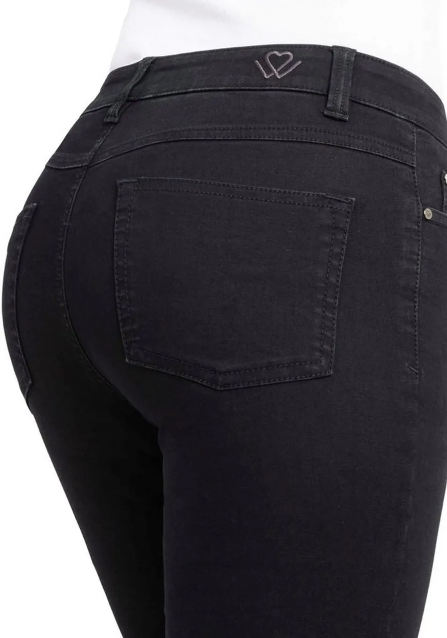 wonderjeans Skinny-fit-Jeans Skinny-WS76-80 Schmaler Skinny-Fit in hochelastischer Qualität