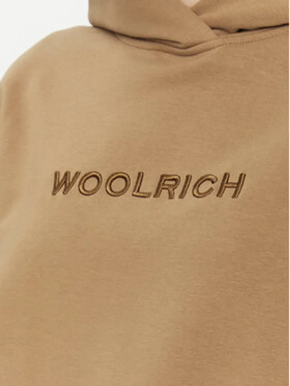 Woolrich Sweatshirt Logo Hoodie CFWWSW0116FRUT3164 Braun Regular Fit