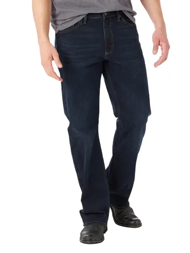 Wrangler Authentics Herren Bootcut lockerer Passform Jeans