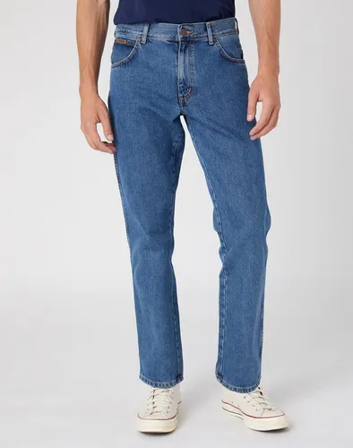 Wrangler Regular-fit-Jeans Hose Wrangler Texas, G 31, L 34, F vint. stonewashed