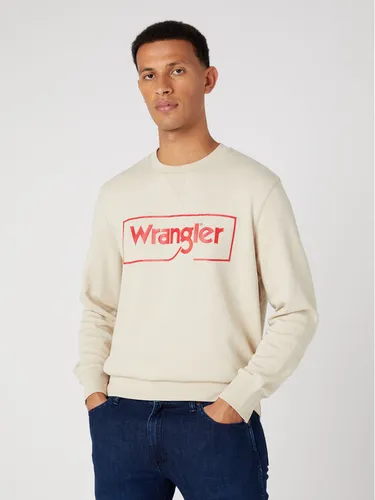 Wrangler Sweatshirt W662HAC22 112331852 Beige Regular Fit