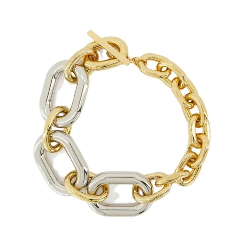 XL Link Halskette - Gold/Silber plattiert Paco Rabanne