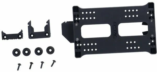 XLC Adapterplatte carry more II für XLC Systemgepäckträger und 5:1 schwarz