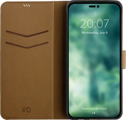 XQISIT Wallet Case Apple iPhone 15 Plus Book Case Schwarz