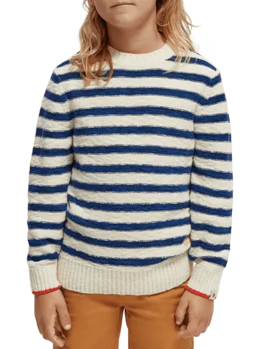 Yarn-dyed stripe pullover - Größe 8 - Multicolor - Junge - Strickware - Scotch & Soda