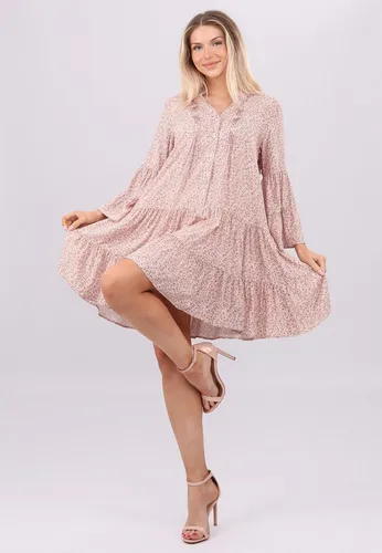 YC Fashion & Style Tunikakleid Verzauberndes Boho Blumen-Kleid aus Viskose Alloverdruck, Boho, Hippie