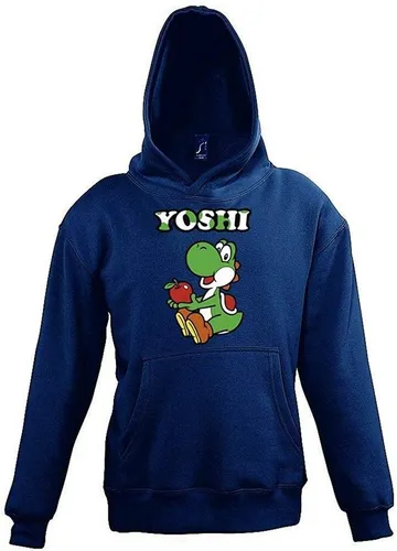 Youth Designz Kapuzenpullover Kinder Kapuzenpullover Hoodie Pullover Yoshi für Jungen & Mädchen mit modischem Print
