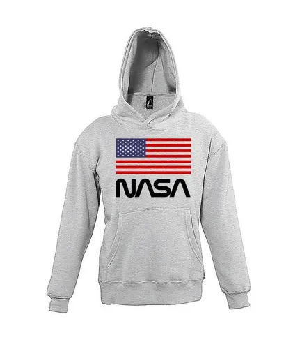 Youth Designz Kapuzenpullover NASA USA Kinder Hoodie Pullover für Jungen und Mädchen mit modischem NASA USA Print