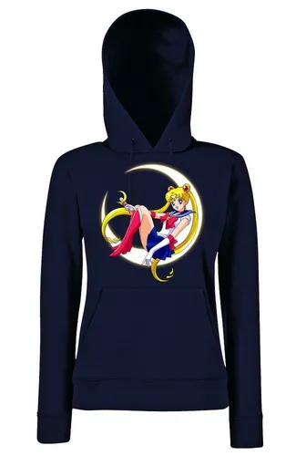 Youth Designz Kapuzenpullover Sailor Moon Damen Hoodie Pullover Mit modischem Frontprint