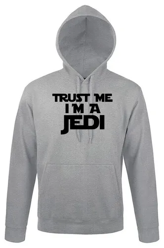 Youth Designz Kapuzenpullover Trust me I'm a Jedi Herren Hoodie Pullover mit lustigem Serien Frontprint