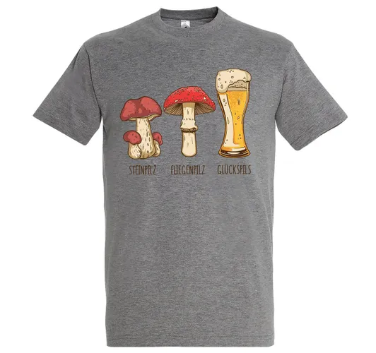 Youth Designz Print-Shirt Herren T-Shirt Glückspils mit lustigem Logo Aufdruck