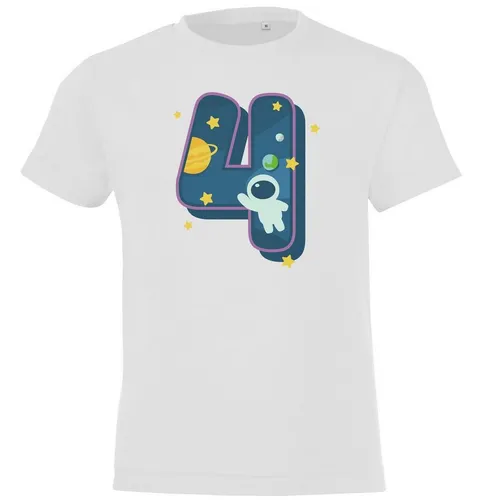 Youth Designz T-Shirt 4 Jahre Alt Geburtstags T-Shirt für Jungen mit trendigem Frontprint