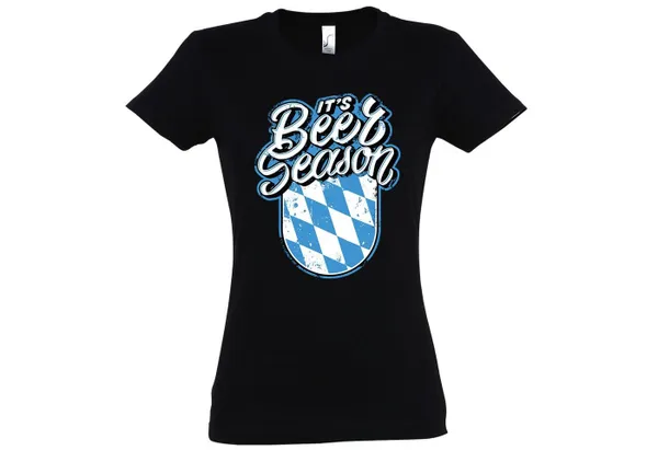 Youth Designz T-Shirt Bayern Beer Season Damen Shirt mit lustigem Logo Aufdruck