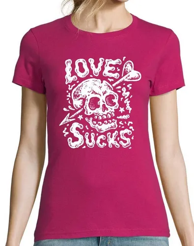 Youth Designz T-Shirt "Love Sucks" Damen Shirt mit trendigem Frontprint