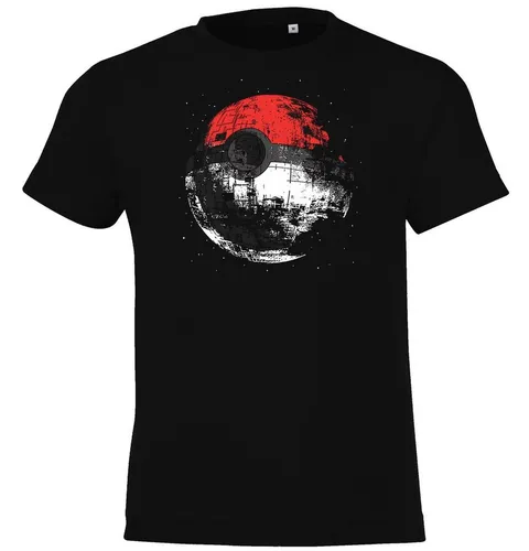 Youth Designz T-Shirt Poke Stern Ball Kinder Shirt für Jungen und Mädchen mit trendigem Front Print