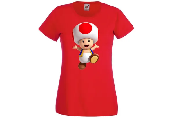 Youth Designz T-Shirt Toad Fun Damen T-Shirt mit lustigem Gaming Print