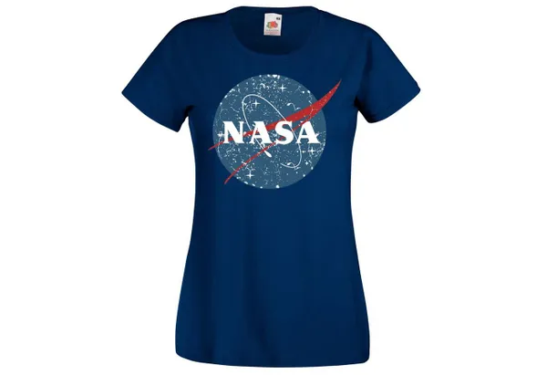 Youth Designz T-Shirt Vintage NASA Damen T-Shirt mit retro NASA Print