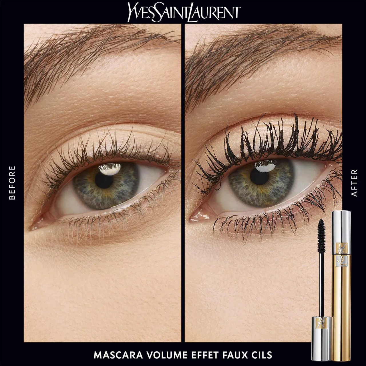 Yves Saint Laurent Luxurious Mascara for False Lash Effect (verschiedene Farbtöne) - 01 High Density Black