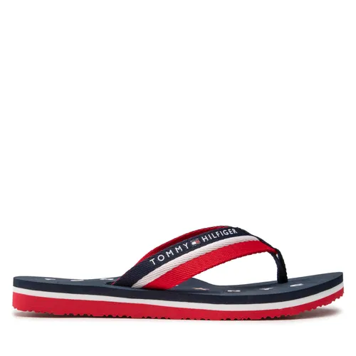 Zehentrenner Tommy Hilfiger Tommy Loves Ny Beach Sandal FW0FW02370 Midnight 403