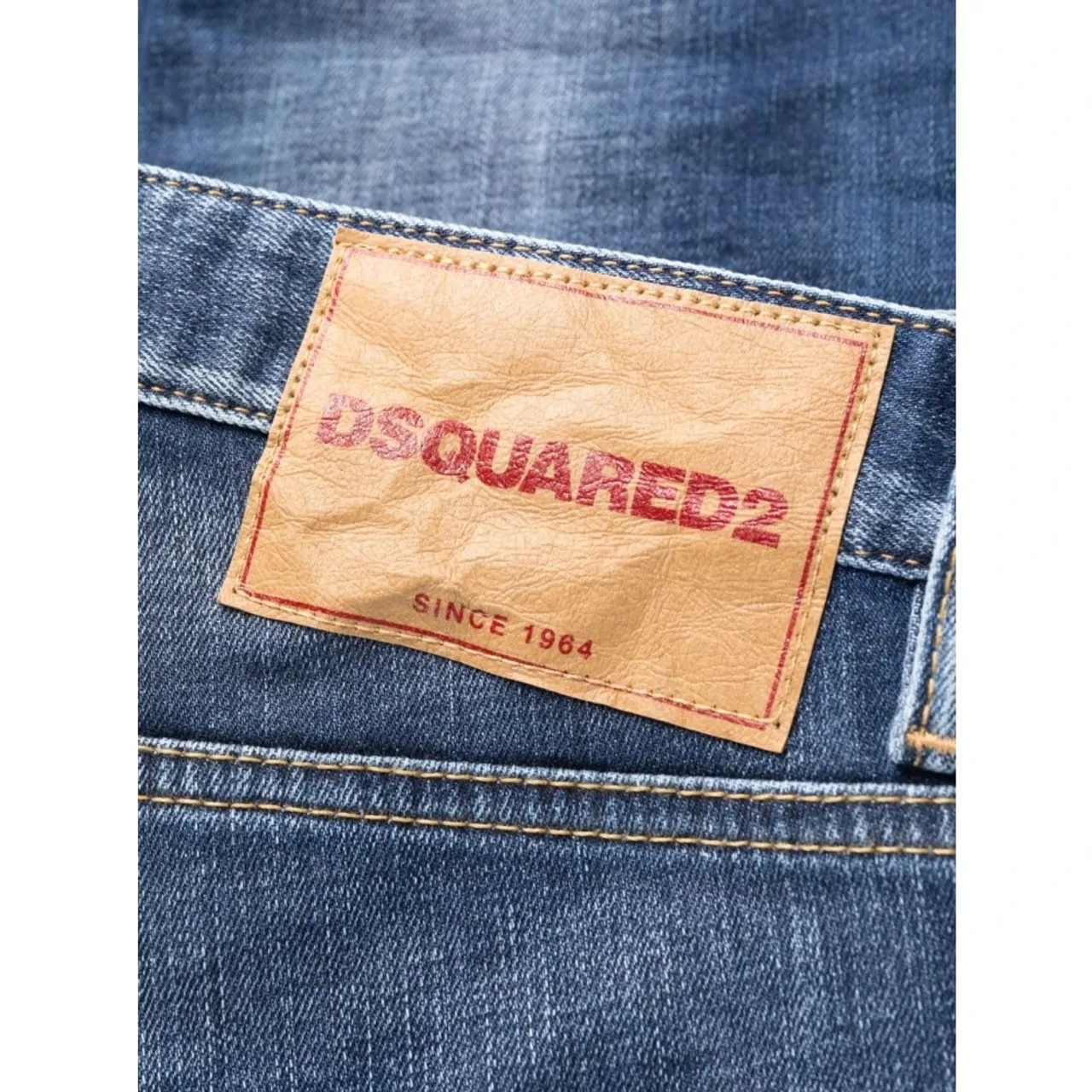 Zerrissene Slim-Leg Jeans aus Denim Dsquared2