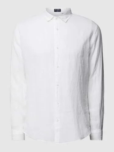 Zeybra Freizeithemd aus Leinen Modell 'Camicia' in Weiss