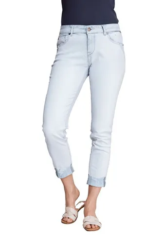 Zhrill Mom-Jeans Skinny Jeans ZHNOVA Grau angenehmer Tragekomfort