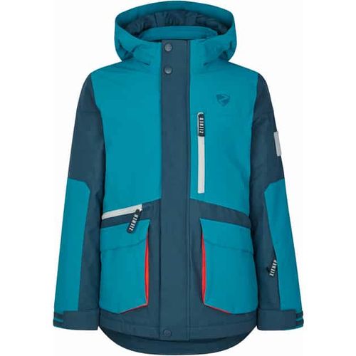 Ziener Kinder AGONIS jun (jacket ski) (Blau 128) Skibekleidung